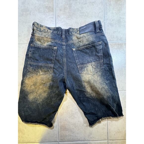 South Pole Men's Shorts vintage size 32 Regular Distressed Denim Y2K 100% Cotton - Picture 6 of 8